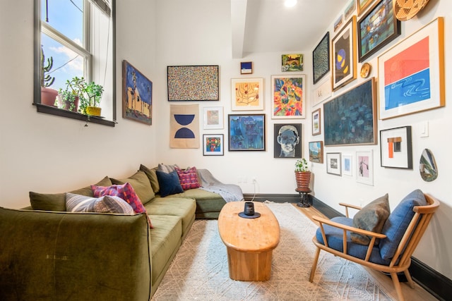 9 Coles St Unit 7, Jersey City, NJ 07302 - living area featuring wood finished floors
