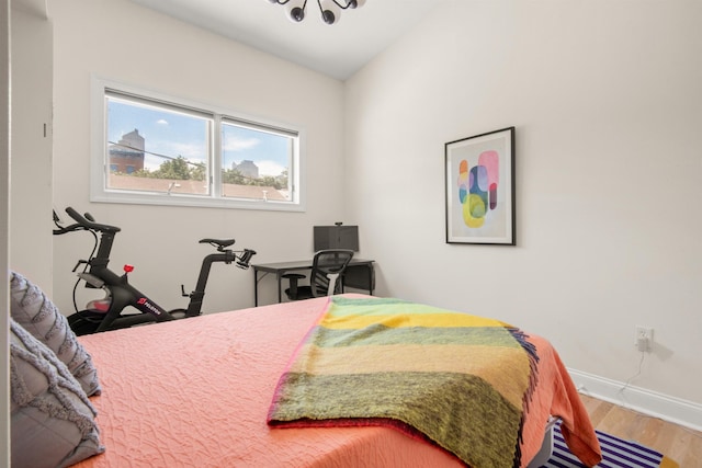 9 Coles St Unit 7, Jersey City, NJ 07302 - bedroom with wood finished floors and baseboards