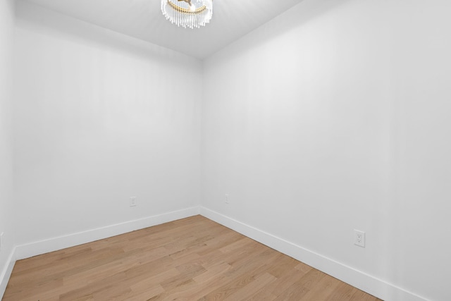 322 3rd St Unit D, Jersey City, NJ 07302 - unfurnished room with baseboards and light wood-style floors