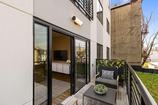 391 Palisade Ave Unit 202, Jersey City, NJ 07307 - view of balcony