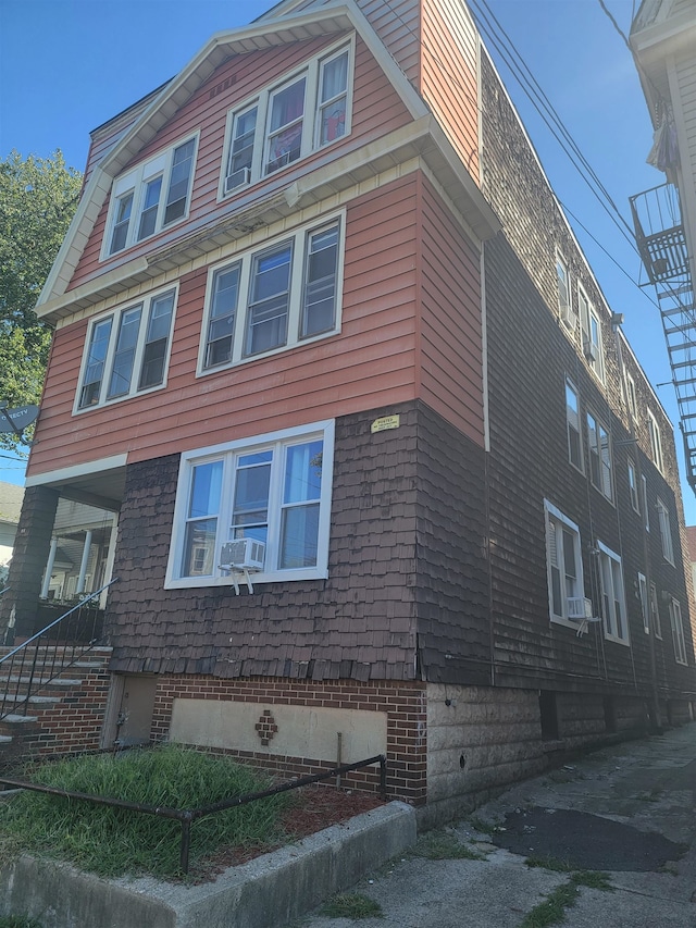 view of property exterior featuring cooling unit