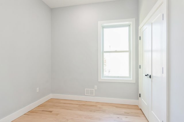 97 Irving St Unit 1, Jersey City, NJ 07307 - spare room with light wood-style flooring and baseboards