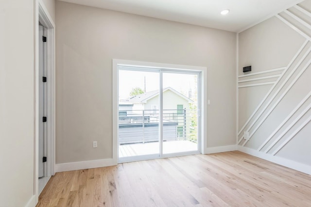 97 Irving St Unit 1, Jersey City, NJ 07307 - unfurnished room with wood finished floors and baseboards