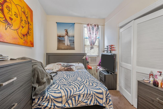 6910 Jackson St, Guttenberg, NJ 07093 - carpeted bedroom featuring a closet