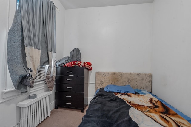 6910 Jackson St, Guttenberg, NJ 07093 - bedroom featuring radiator heating unit and light colored carpet