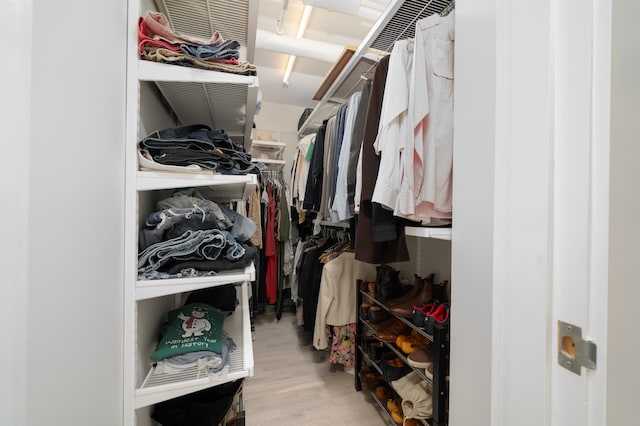 2 Constitution Ct Unit 103, Hoboken, NJ 07030 - walk in closet with wood finished floors