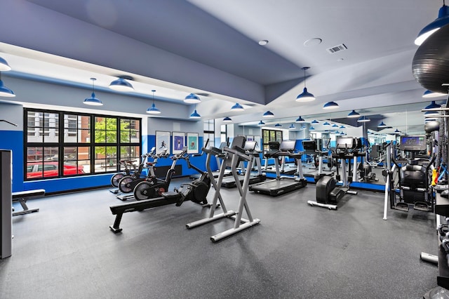 720 Clinton St Unit 6-03, Hoboken, NJ 07030 - view of gym