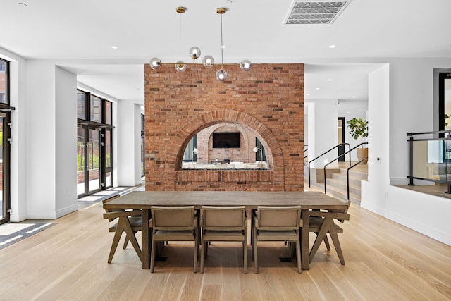 720 Clinton St Unit 6-03, Hoboken, NJ 07030 - dining area with light wood-type flooring and baseboards