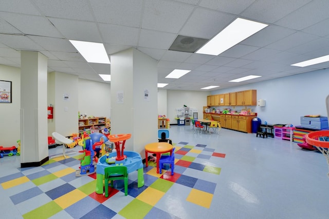 1011 Harmon Cv Unit 1011, Secaucus, NJ 07094 - playroom with light flooring and a paneled ceiling