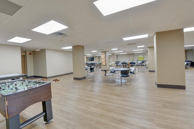 1011 Harmon Cv Unit 1011, Secaucus, NJ 07094 - rec room with wood finished floors and baseboards