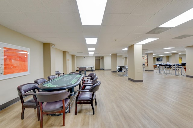 1011 Harmon Cv Unit 1011, Secaucus, NJ 07094 - recreation room featuring wood finished floors and baseboards