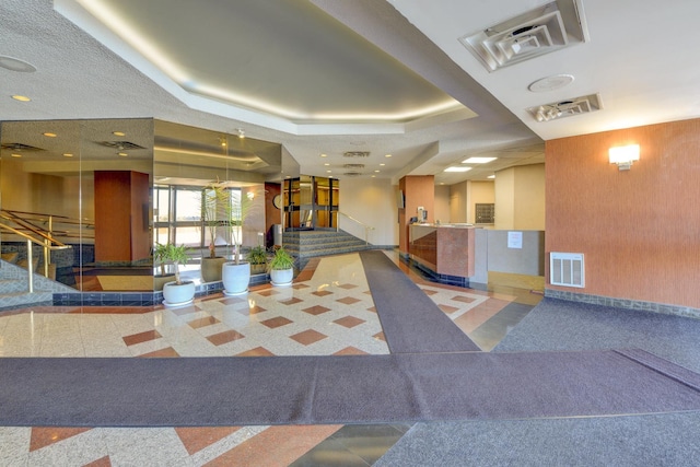 1011 Harmon Cv Unit 1011, Secaucus, NJ 07094 - common area with stairs and recessed lighting
