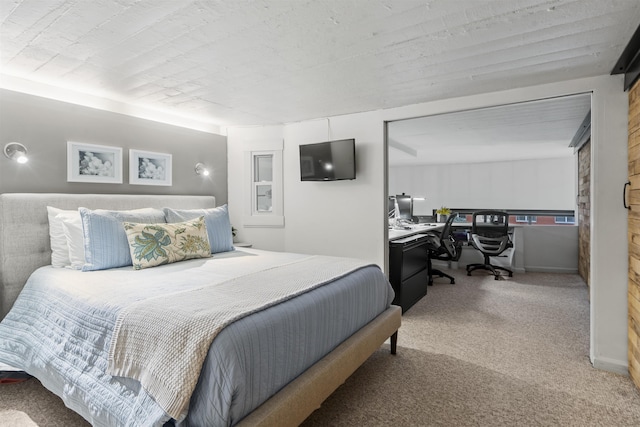 205 10th St Unit 3G, Jersey City, NJ 07302 - bedroom featuring a desk and carpet floors
