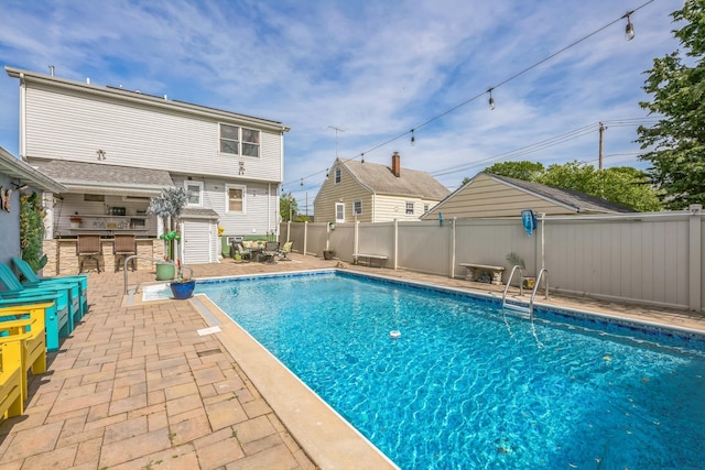 12 Streuli Ct, Elmwood Park, NJ 07407 - view of pool featuring a fenced backyard and a patio