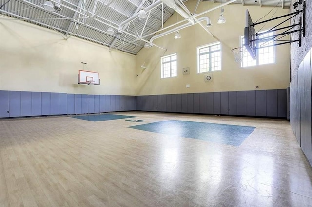 view of sport court featuring community basketball court