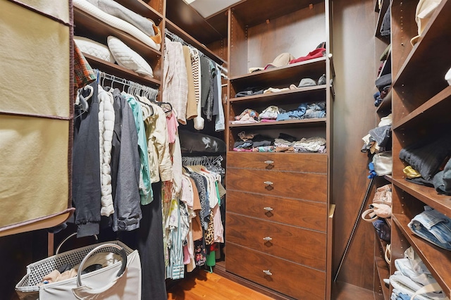 245 Ogden Ave Unit 2, Jersey City, NJ 07307 - walk in closet featuring wood finished floors