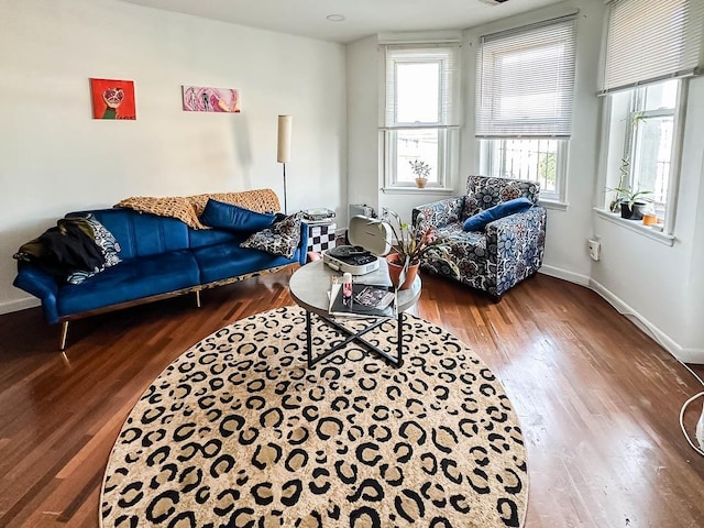 3481 John F Kennedy Blvd Unit 301, Jersey City, NJ 07307 - living area featuring healthy amount of natural light and wood finished floors