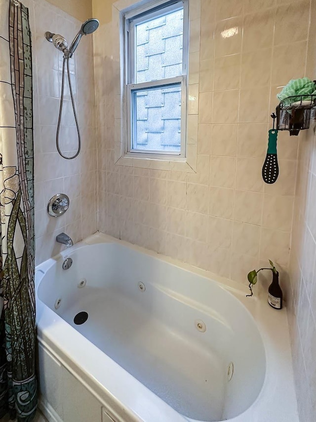 3481 John F Kennedy Blvd Unit 301, Jersey City, NJ 07307 - bathroom featuring a combined bath / shower with jetted tub