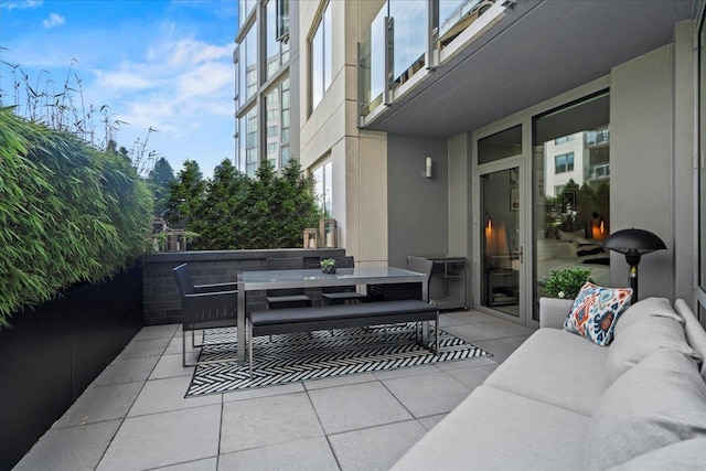 9 Avenue At Port Imperial Unit 313, West New York, NJ 07093 - view of patio featuring outdoor dining space