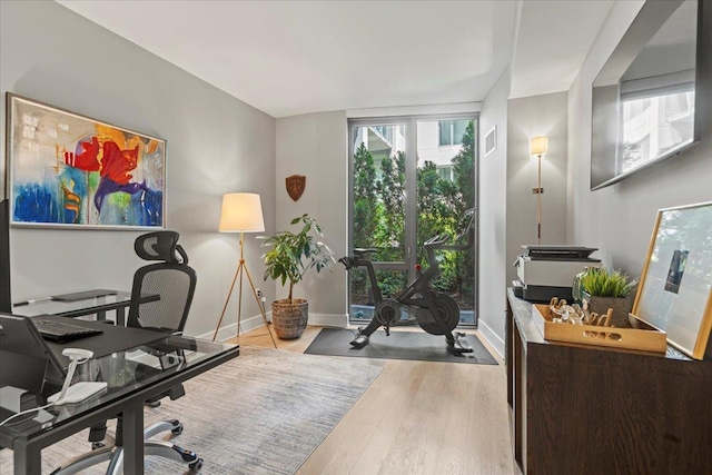 9 Avenue At Port Imperial Unit 313, West New York, NJ 07093 - office featuring wood finished floors and baseboards
