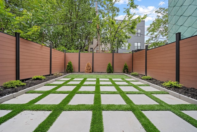 248 New York Ave Unit 1, Jersey City, NJ 07307 - fenced backyard with a patio