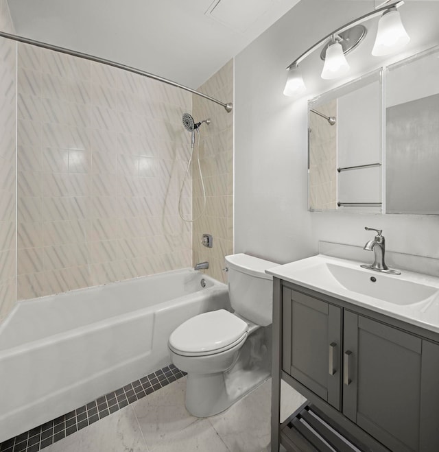 1 Greene St Unit 710, Jersey City, NJ 07302 - full bathroom with bathing tub / shower combination and vanity