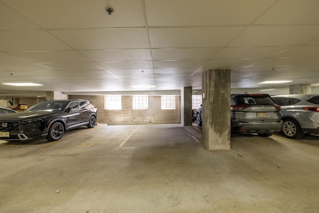 view of parking deck