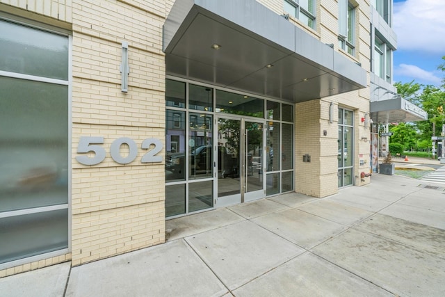 502 Palisade Ave Unit 301, Jersey City, NJ 07307 - property entrance with brick siding
