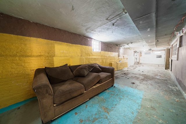 20 W 22nd St, Bayonne, NJ 07002 - living room with concrete floors