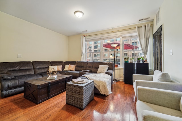 20 Avenue At Port Imperial Unit 113, West New York, NJ 07093 - living room featuring hardwood / wood-style flooring
