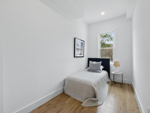 63 Jefferson Ave Unit 1, Jersey City, NJ 07307 - bedroom featuring light wood-style flooring and recessed lighting