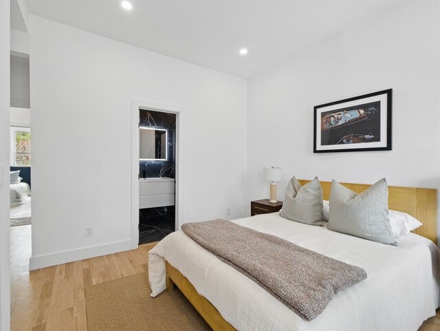 63 Jefferson Ave Unit 1, Jersey City, NJ 07307 - bedroom with wood finished floors and recessed lighting