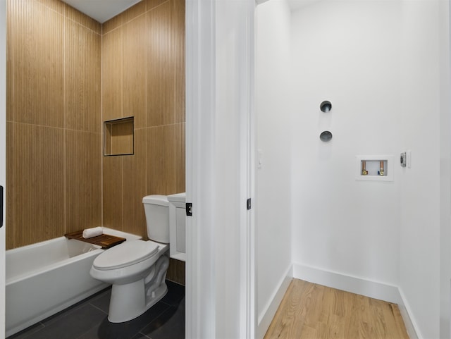 63 Jefferson Ave Unit 1, Jersey City, NJ 07307 - full bath with toilet and baseboards