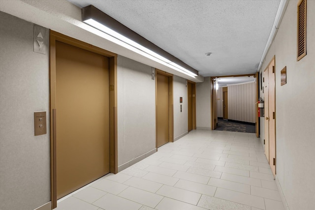 401 Harmon Cv, Secaucus, NJ 07094 - corridor with a textured ceiling and elevator