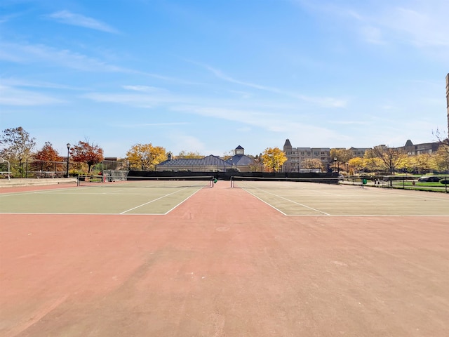 view of sport court