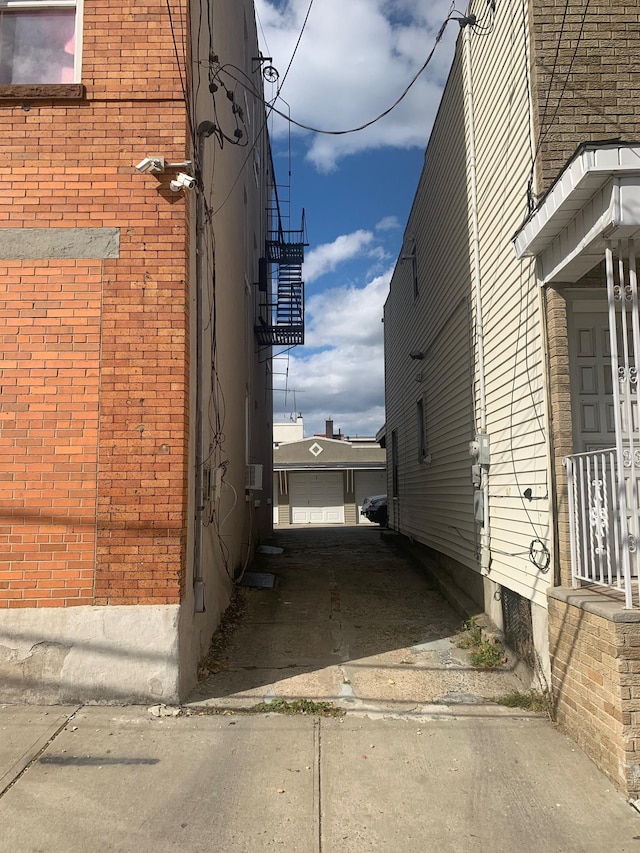 5843 Kennedy Blvd, North Bergen, NJ 07047 - view of side of property with brick siding