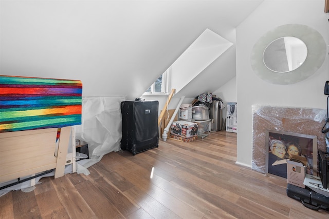 2746 John F Kennedy Blvd, Jersey City, NJ 07306 - additional living space featuring lofted ceiling and wood finished floors