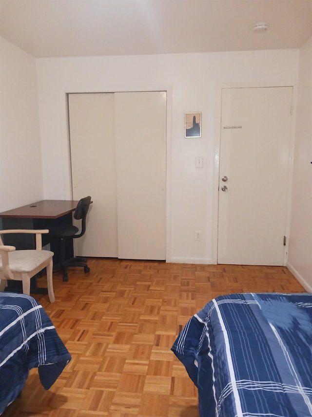 1215 Bergenline Ave, Union City, NJ 07087 - bedroom featuring a closet and baseboards