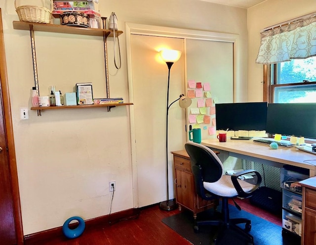 18 Messler St, East Brunswick, NJ 08816 - home office with dark wood-style floors