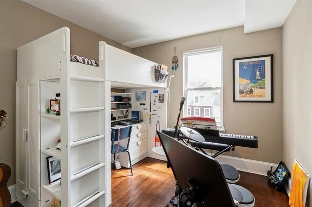 225 8th St, Jersey City, NJ 07302 - office featuring wood finished floors and baseboards