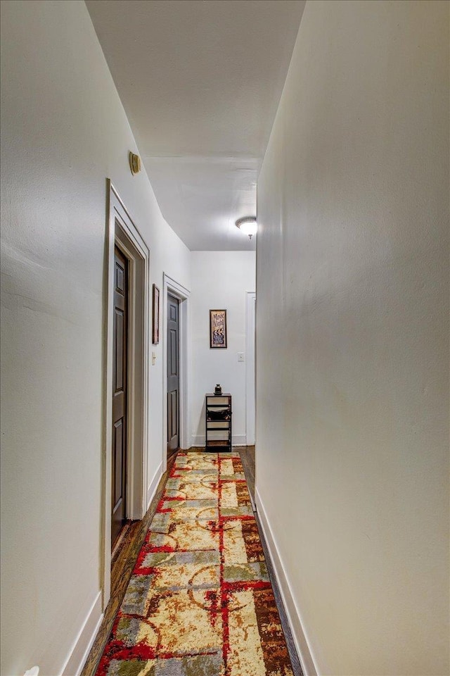 8212 2nd Ave, North Bergen, NJ 07047 - corridor with wood finished floors and baseboards