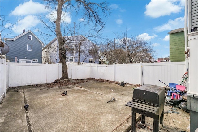 view of patio / terrace featuring area for grilling