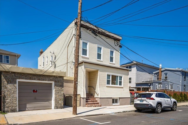4007 Grand Ave, North Bergen, NJ 07047 - view of front of property featuring stone siding