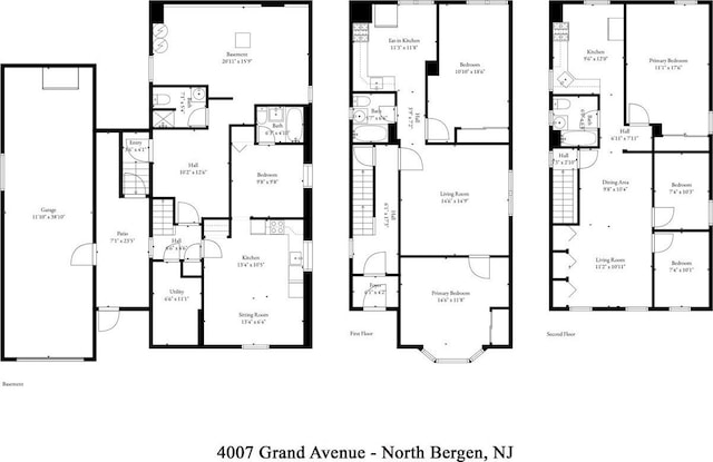 4007 Grand Ave, North Bergen, NJ 07047 - floor plan / room layout
