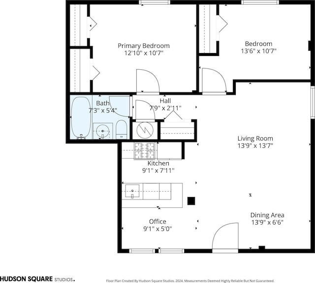 227 Christopher Columbus Dr Unit B-234, Jersey City, NJ 07302 - view of home floor plan