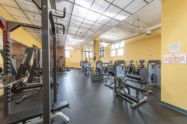 227 Christopher Columbus Dr Unit B-234, Jersey City, NJ 07302 - view of workout area