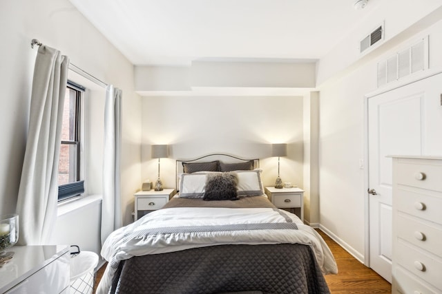 227 Christopher Columbus Dr Unit B-234, Jersey City, NJ 07302 - bedroom with wood finished floors
