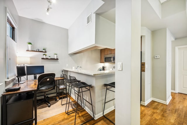 227 Christopher Columbus Dr Unit B-234, Jersey City, NJ 07302 - office featuring light wood-style flooring and track lighting