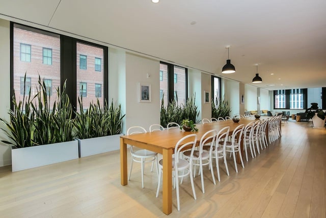 10 Provost St Unit 2405, Jersey City, NJ 07302 - dining room featuring light wood finished floors and recessed lighting