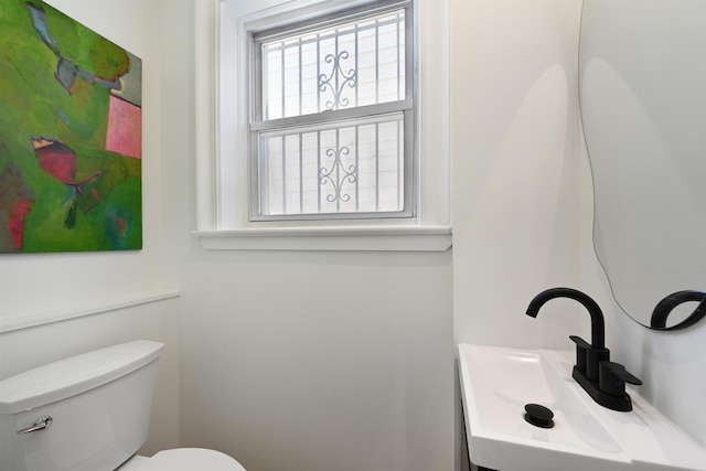 372 Webster Ave, Jersey City, NJ 07307 - half bath featuring toilet and vanity